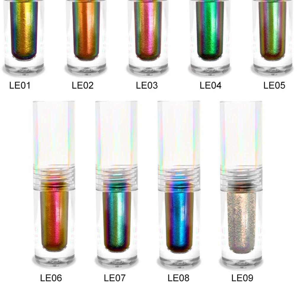 10 Pcs Chameleon Liquid Eyeshadow Wholesale No Label Metallic Glitter Eye Shadow Private Label Cosmetics Radiant High Pigment