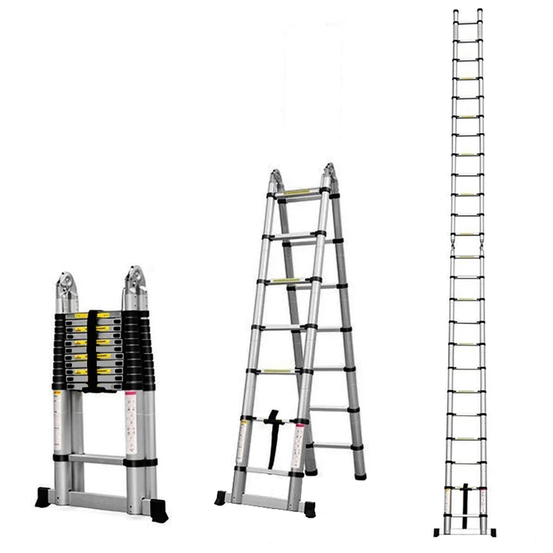 31.5 FT Articular Attic Ladder Super Combination Portable 4.8 Plus 4.8 M Folding Ladders with Big Joints