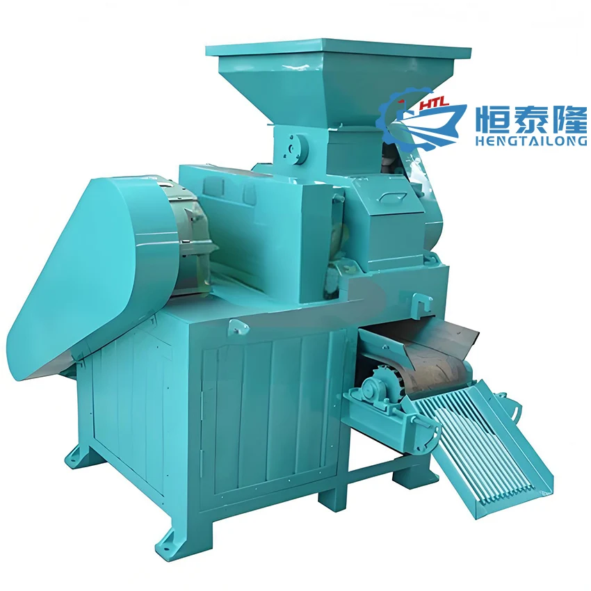 2024 high-effective nickel fluorspar chromium powder charcoal briquette press making machine price