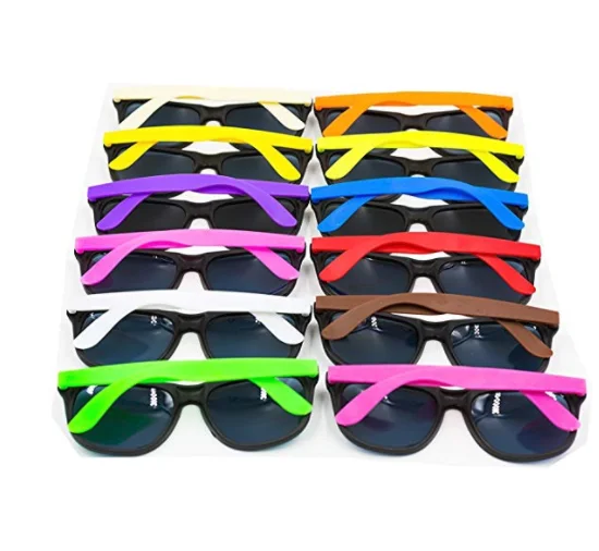 wholesale 2022 cheap custom logo promotional designer plastic black men women shades sun glasses sunglasses 2023
