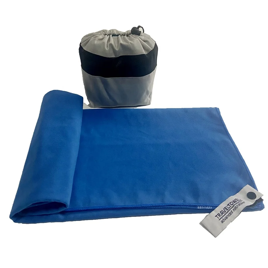 OEM Customer Logo Microfiber Suede gym Quick Dry Sports Towel