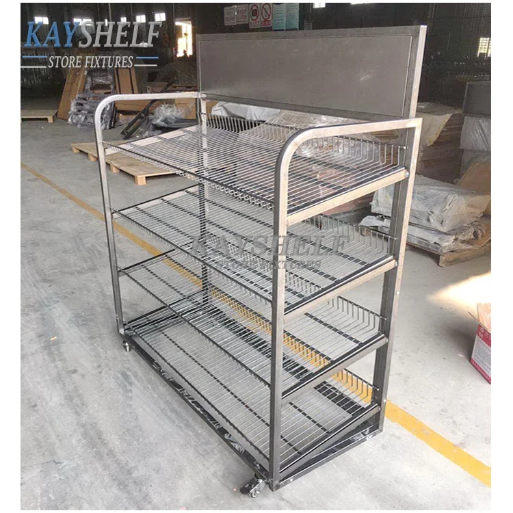 Kayshelf Car Battery Engine Essential Oil Display Stand Metal Rack For Wholesale