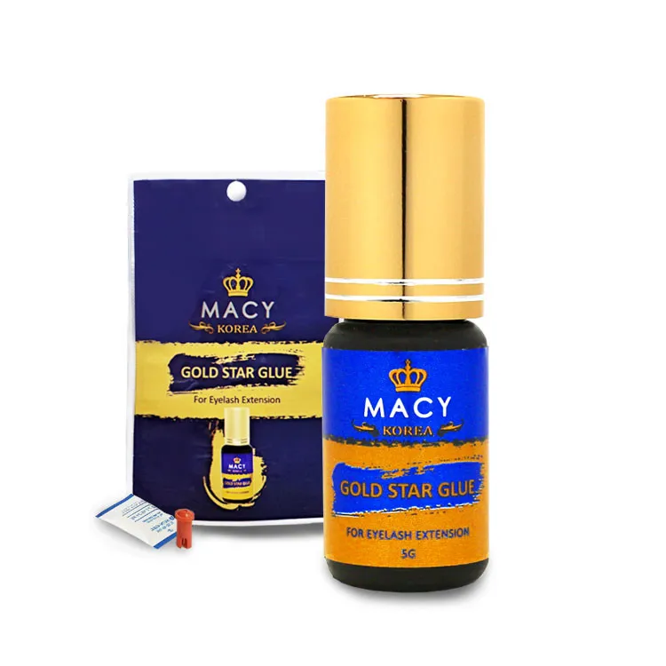 Macy Beauty Eyelash Gold Star Glue With Wholesale Price
