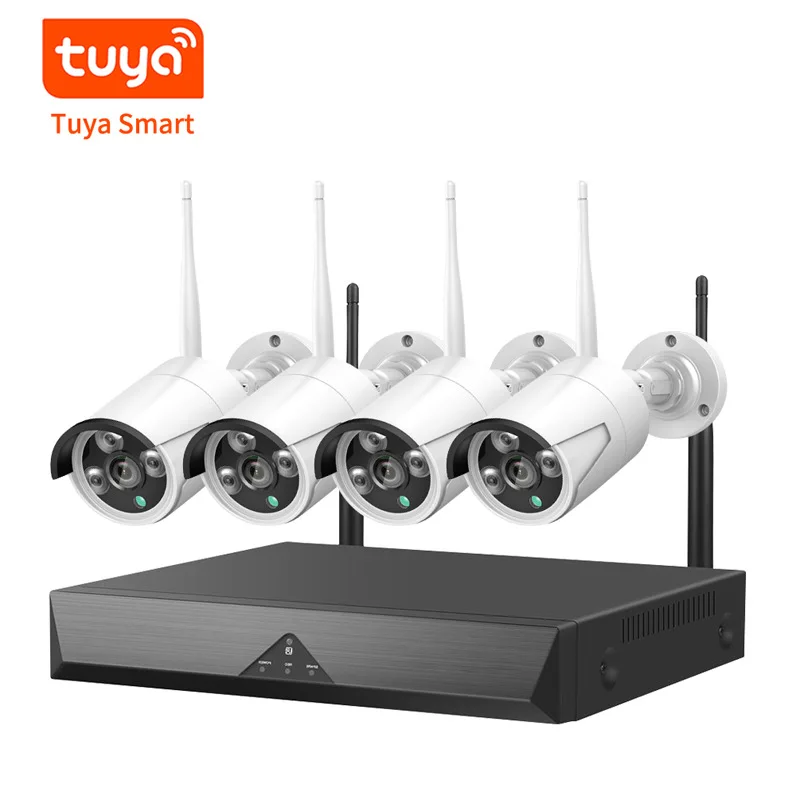 h.265 4CH WIFI NVR KIT 1080P Outdoor IP Wireless Camera security System weatherproof outdoor wifi ip camera