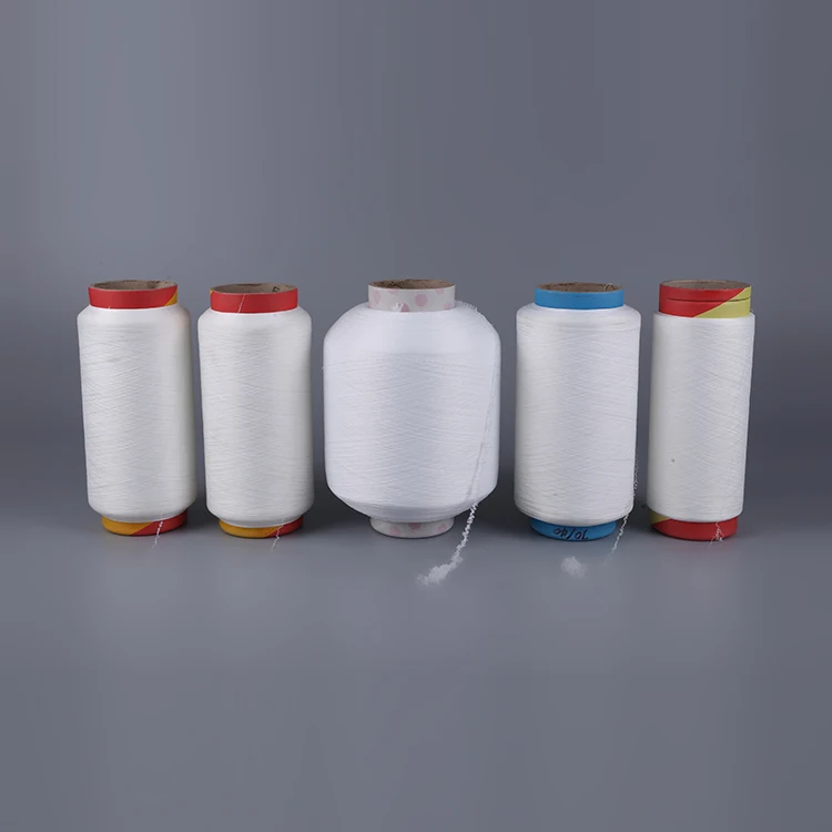 Grade AA  Hot Selling 100% Nylon Raw white Dty Yarn 78d/24f for seamless