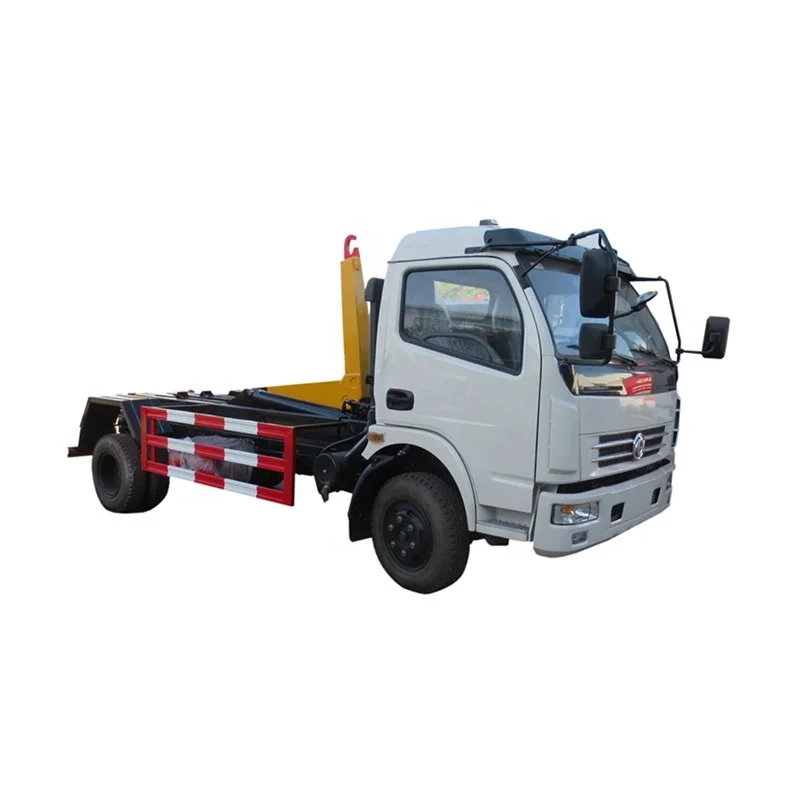 small size 6cbm arm roll garbage container lift trucks