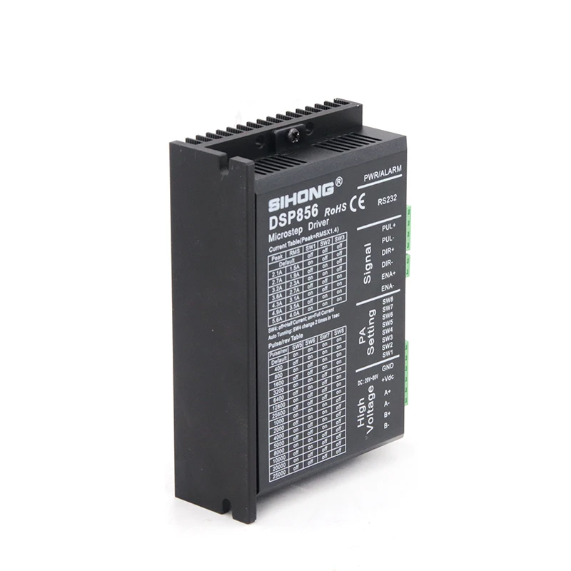 Siheng мотор DSP856 2 Фаза 60VDC драйвер с сертификатом CE для (Национальная ассоциация владельцев электротехнических 23 34 2-фазный шаговый