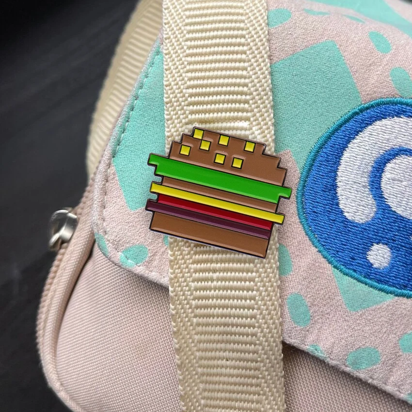 Manufacturer New Products Badge Custom Design Food Series Soft Enamel Pin Funny Metal Craft Badge Holder