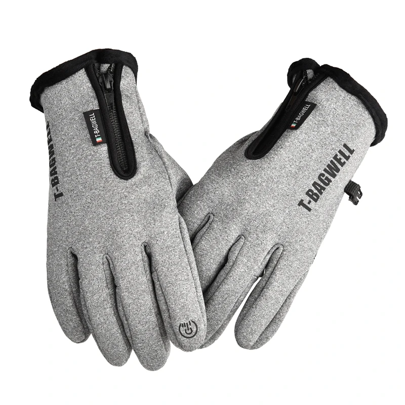 Лыжные перчатки водонепроницаемые и сенсорные мужские перчатки для экстремального спорта