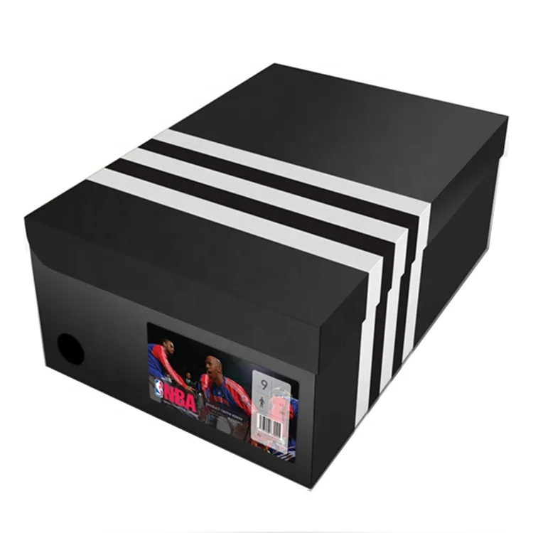 Custom made cardboard shoes box rigid box for shoes packaging