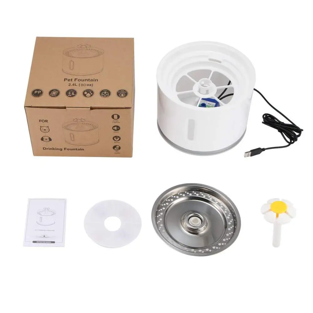 Фабрика нового дизайнерского автоматического собака Питьевая бутылка с водой для домашних животных диспенсер для воды для кошек фонтан