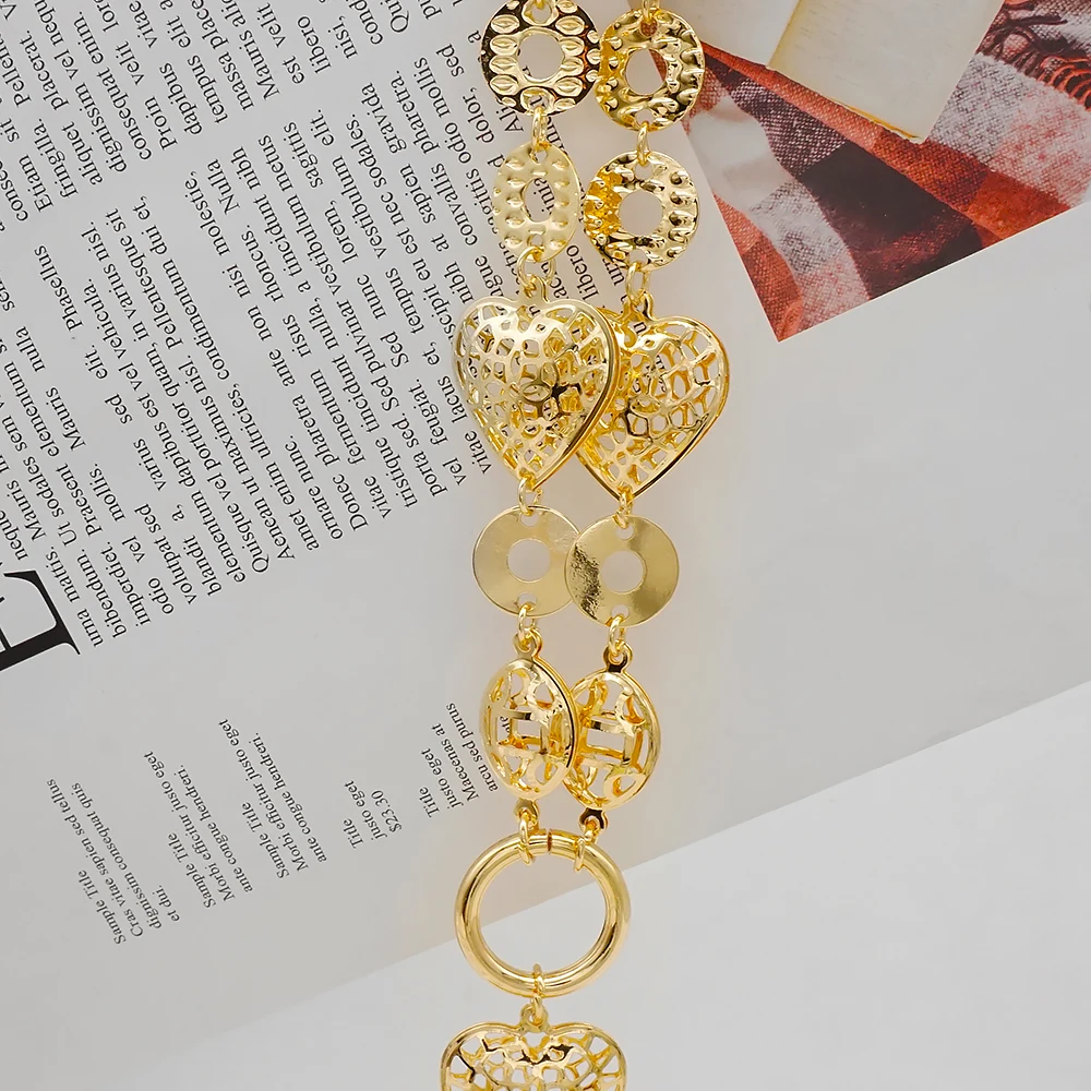 Special design necklace  luxury highfashion wedding flowers jewelry gold plated N36