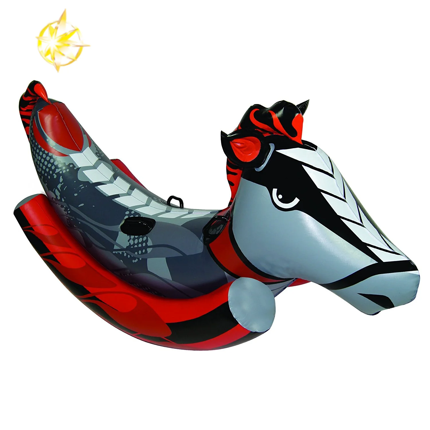 Pool Water Rocking Horse Toy Multicolored Kid Summer Swimming Ride On Inflatable
