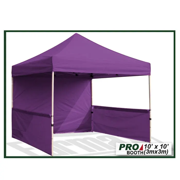 China Supplier Fast Delivery 10x10FT Custom Advertising Pop up Folding Display Campaign Unprinted Purple Canopy Tent for Event