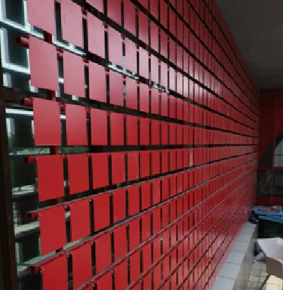 Modern Design Wind-Driven Curtain Wall Facades Material Building Construction Outdoor Application Aluminum Alloy