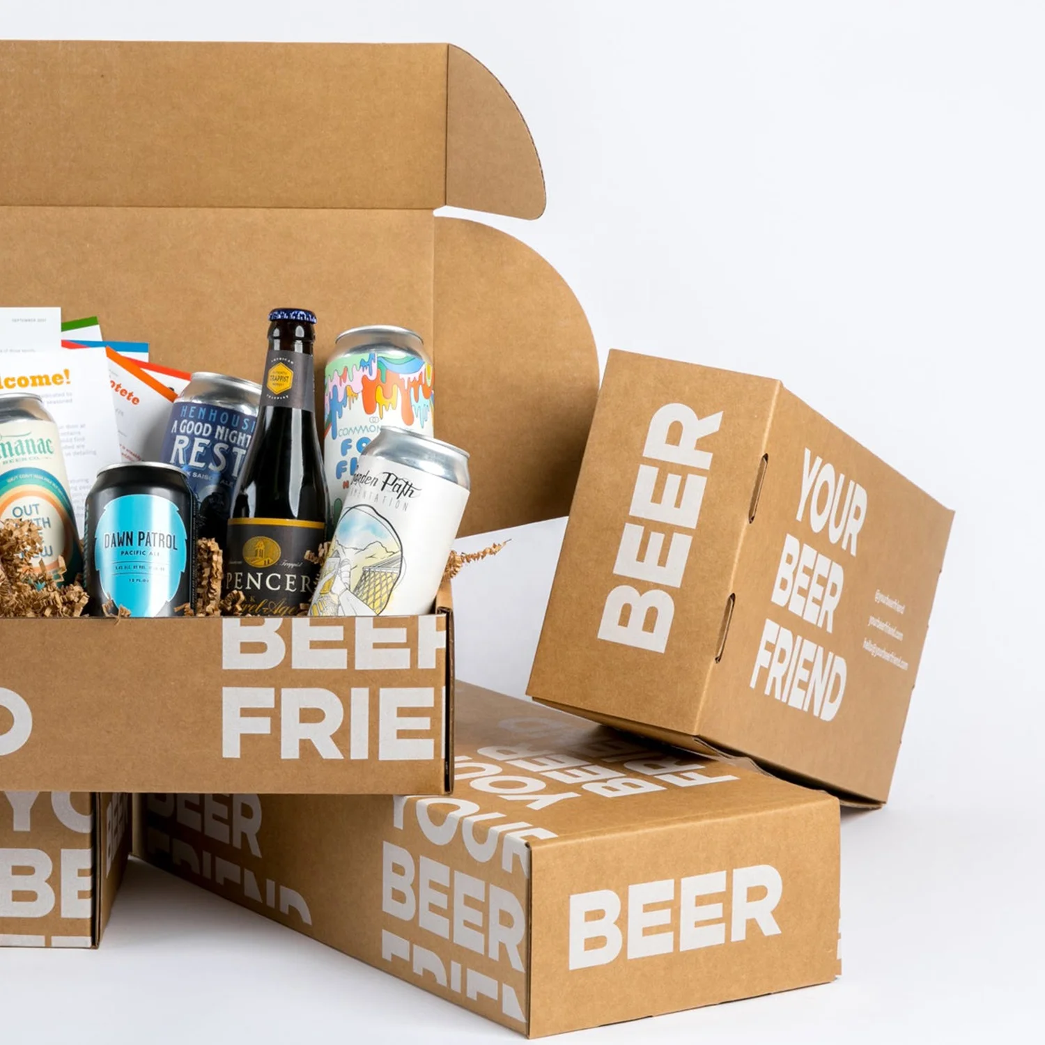 Custom Logo Colourful Corrugated Paper Box Beverages Cardbox Shipping Beer Box Packaging For Drinks Bottle
