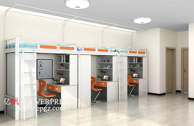 Школьная мебель, спальные места, двухъярусные кровати с рабочим столом