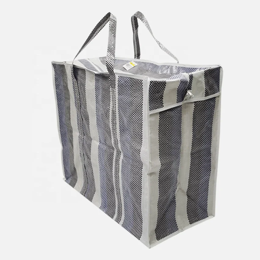 Индивидуальная сумка-тоут Chinatown, тканая полипропиленовая очень большая сумка-тоут для хранения одежды на молнии