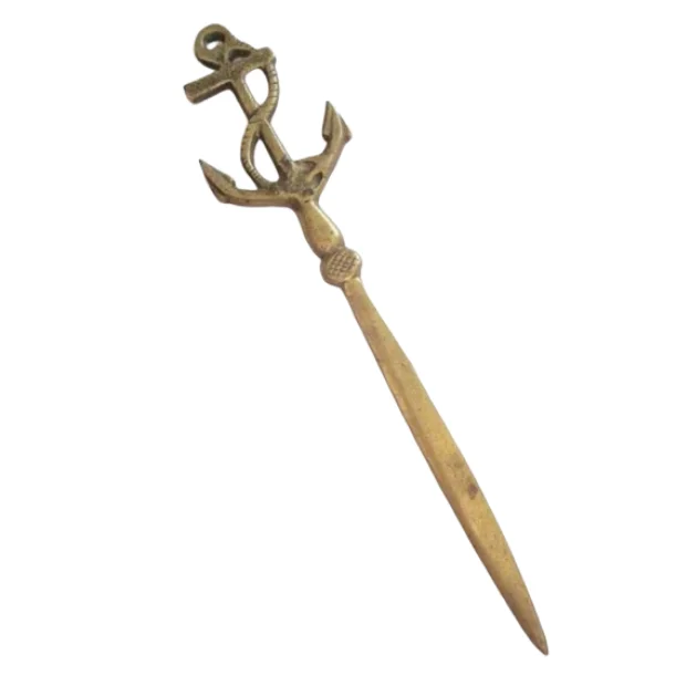 Newest brass paper cutter commercial office supplies Brass Metal paper trimmer Antique Finished Vintage Letter Opener