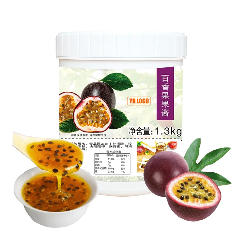 0 Fat Jam Spread on Bread or Concocted Drinks Squeeze From Fresh Passion Fruit