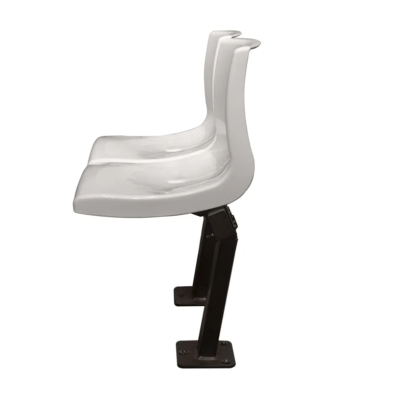 Outdoor hdpe plastic stadium seat chair gym bleacher with leg and back