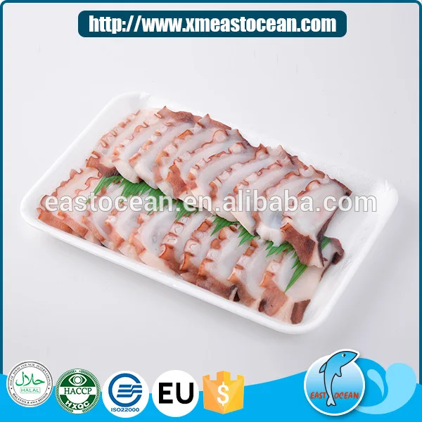 Wholesale low price heathy delicious frozenjapanese sushi frozen octopus slice for sale