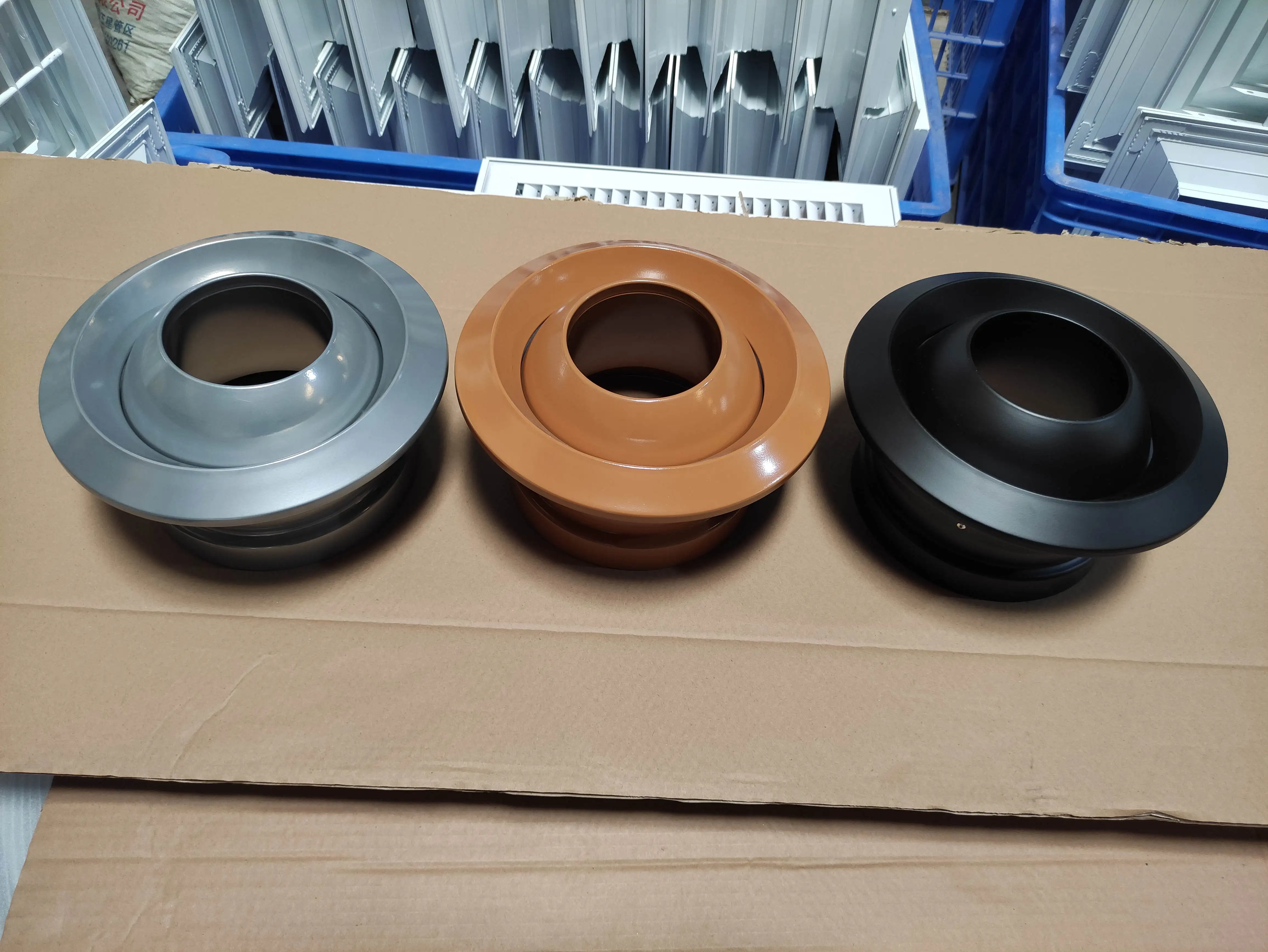louvers grilles good quality HVAC air conditioning decorative aluminum exhaust ball jet diffusers cheap ventilation system