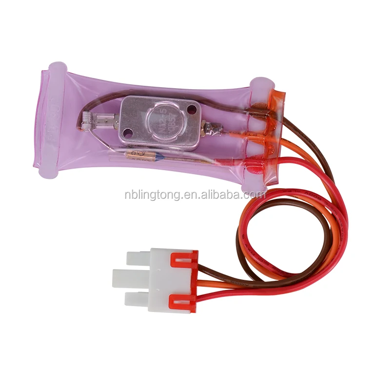 Hot Selling Bi-Metal Defrost Sensor Thermostat Thermal Fuse 3 Wire 6615JB2002A 0604 Fridge Spare Parts