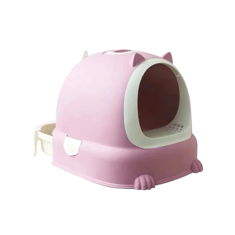 New Design Large Foldable Cat Litter Box with Drawer Full Enclosed Pet