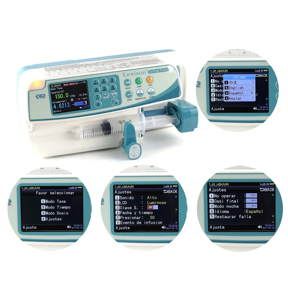 
China Supplier Ambulance use Medical Syringe Infusion Pump 