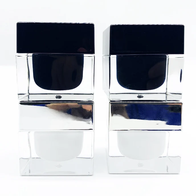 Spot 250Ml Square Mousse Bubble Bottle Facial Cleanser Hand Soap Bubble Bottle Cosmetics Foam Bottles