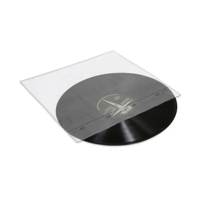 Custom logo printed MOFI type HDPE 12 inch turntable lp vinyl record storage inner sleeves