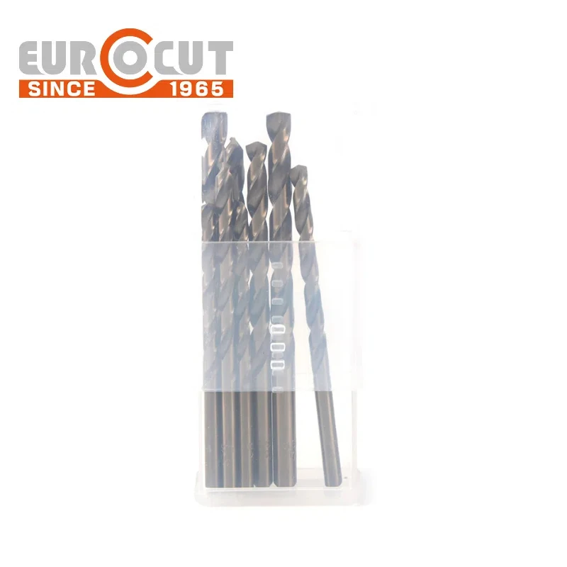 High Quality HSS Co5% Cobalt Brocas Amber Drill Bits for Stainless Steel Drilling