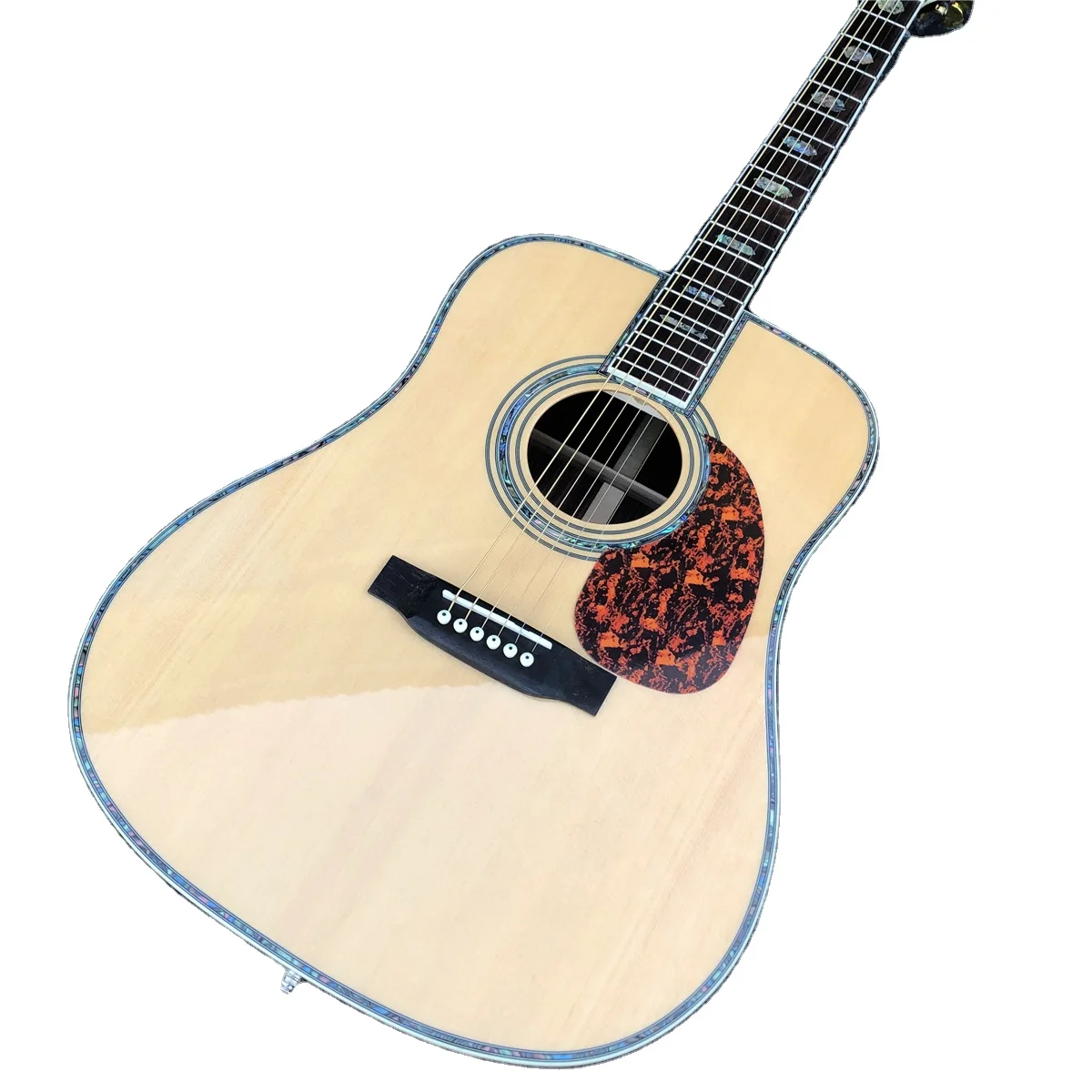 Top Quality 41 Inches Solid Spruce D Type Acoustic Guitar Rosewood Body Guitarra