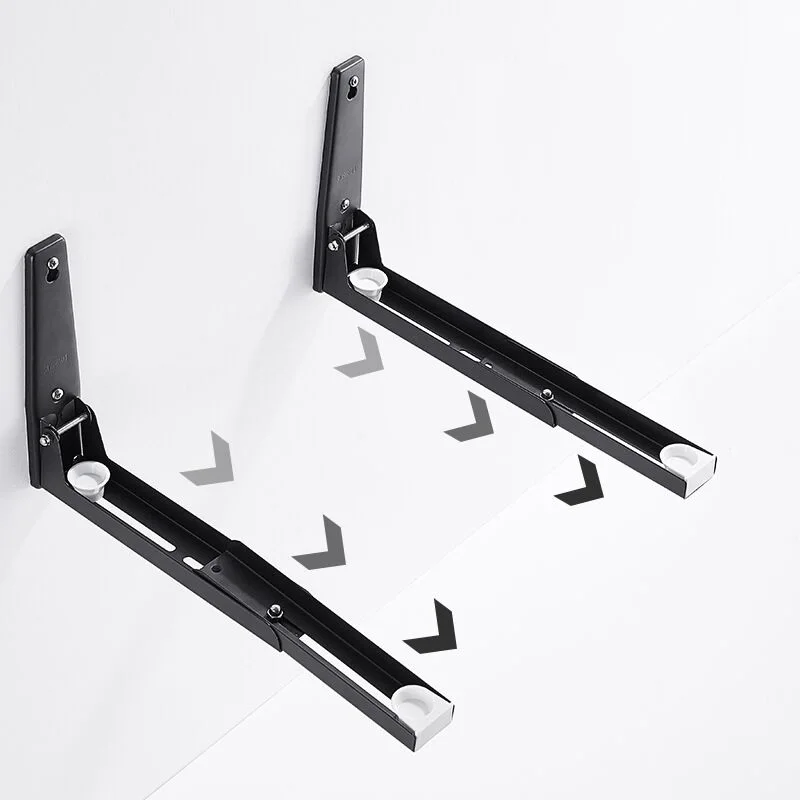 Kitchen Wall-mounted Oven Microwave Oven Shelf Thickened Stainless Steel Bracket Storage Rack Hanger Bracket Wall Hanging
