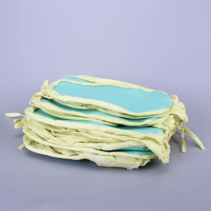 Anti Slip Reusable Anti Static Shoe Cover Washable Cleanroom ESD Boot Cover For Pharmaceutical Industry Electronic Factory Lab