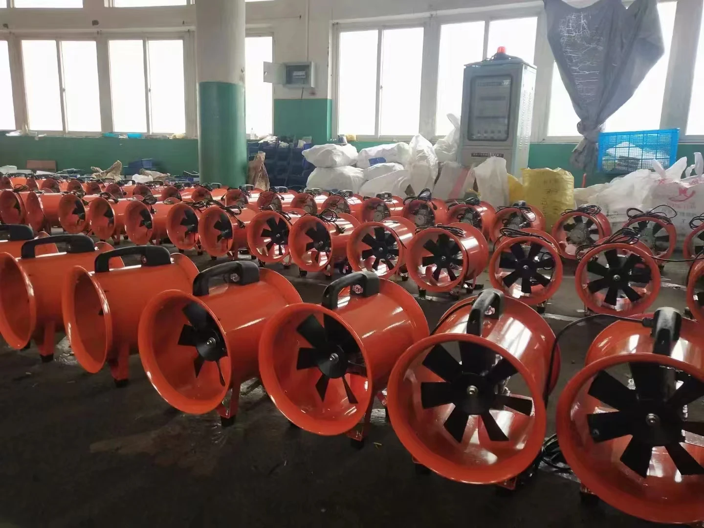 110V 220V 12inch Portable Axial Flow Fan Ventilation Blower 200MM Portable Axial Flow Fan