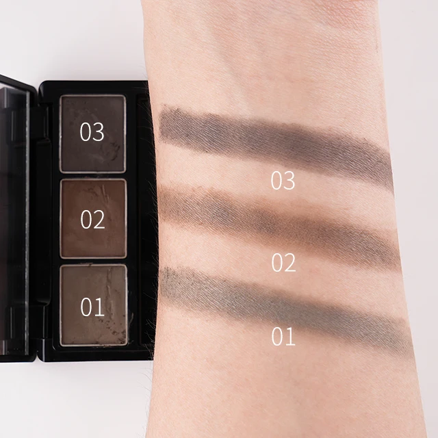 Long lasting Eyebrow powder 3 Colors eyebrow powder Makeup palette Eyebrow