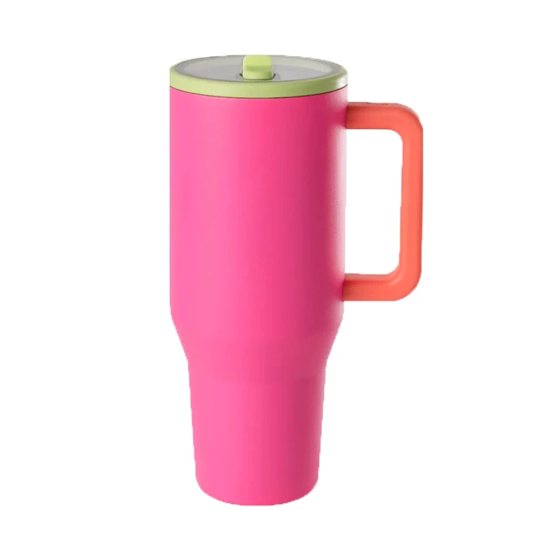 2024 New Design stainless steel tumbler Hydro 40oz tumbler travel mug 40oz mug traveler with handle