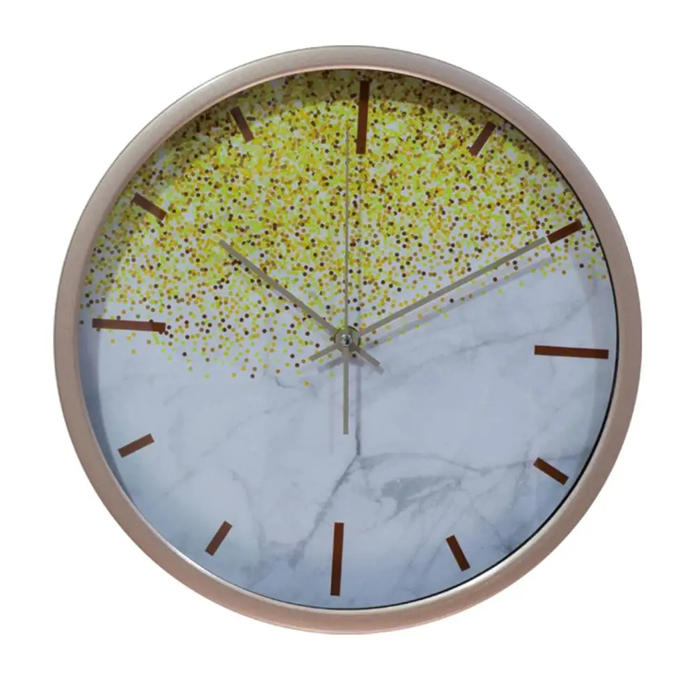 metal 24 hour wall clock for promotion
