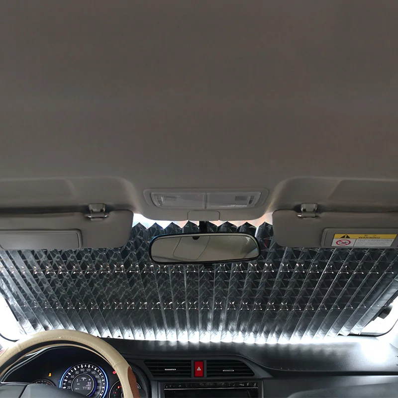Customized Size High Quality Retractable Front Windshield car Curtains Sun Shade