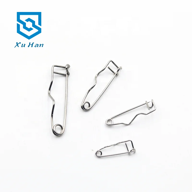 
Wholesale high quality metal S-shaped safety pin, special-shaped pin for Badge 