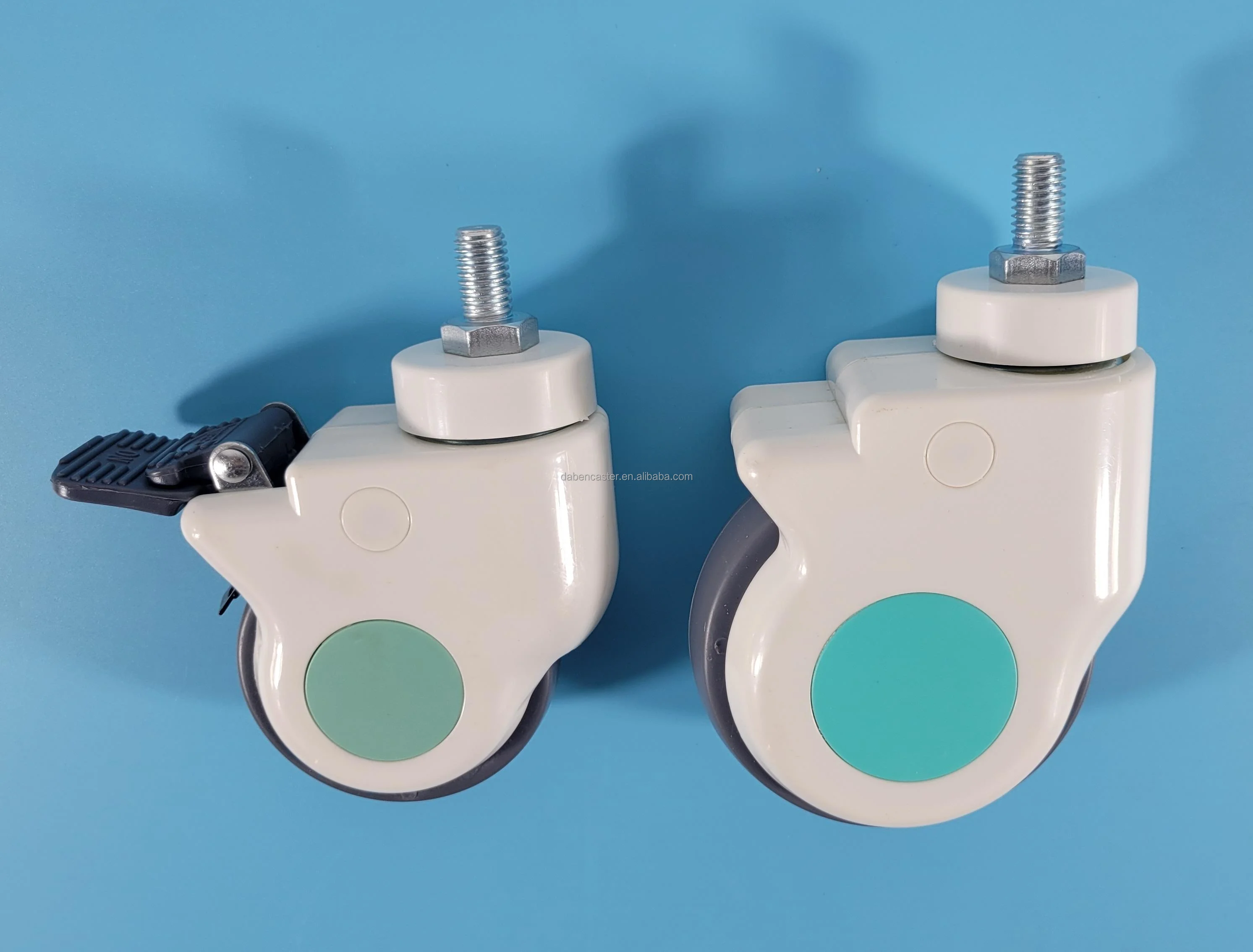 3 Inch Swivel Stem Caster Medical Cart Castor for Hospital furniture Wheels