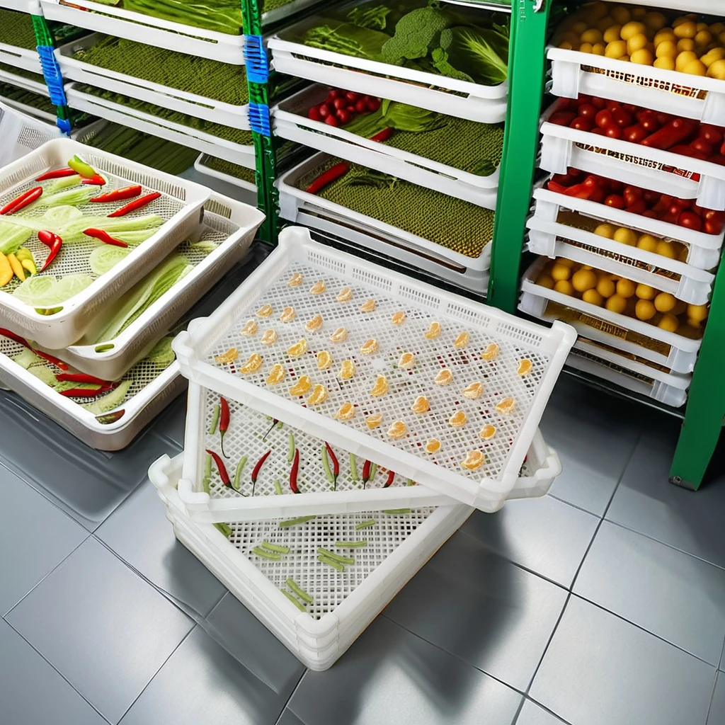 Factory wholesale PP Extra Large Plastic desiccation Tray plastic trays for cookie large shallow