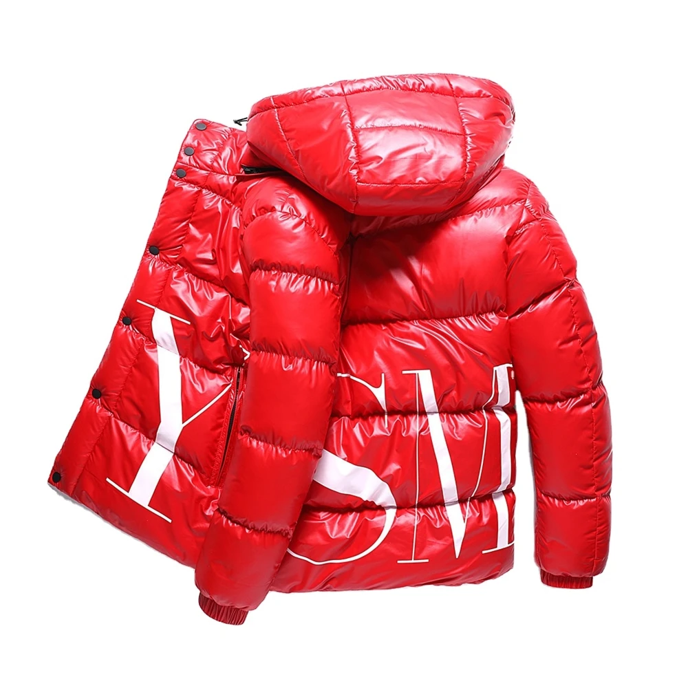 Custom Printed Mens Padded Coats Bubble Puffer Jacket Warm Winter Men Jacket For Men
