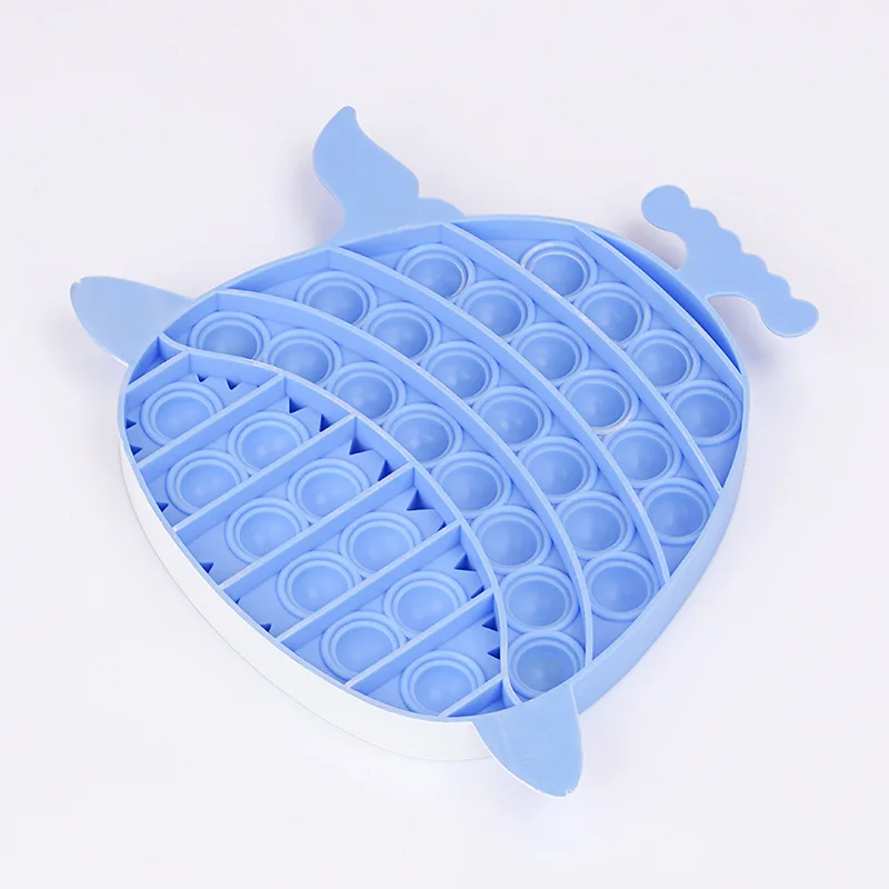 Mass production of new design creative fish-shaped funny shark finger toys for children