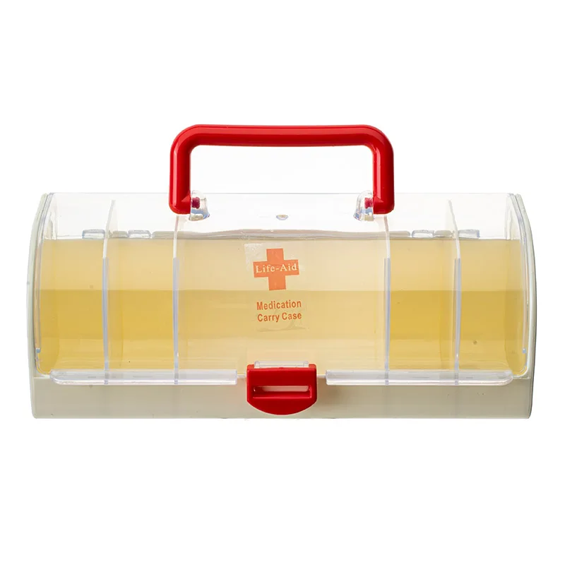 Travel medicine box household large-capacity storage box first aid medicine box portable medicine cabinet