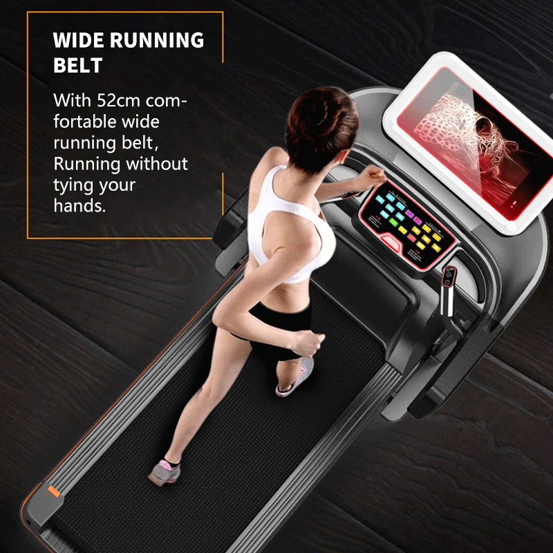 Multi-functional Home Use Home Fitness Equipment Electric Treadmill With Massage Function