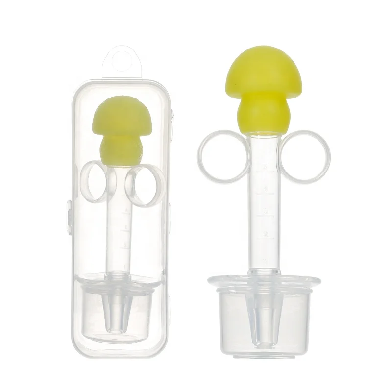 Toddler Infant Oral Medicine Syringe- Silicone Pacifier Baby Medicine Feeder