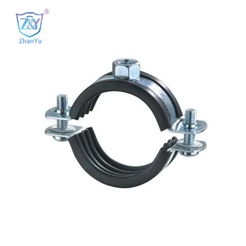 Factory price pipe clamp M8+M10 heavy duty hose clamps pipe fittings